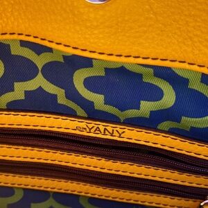 orYANY Yellow and Blue Geometric Shoulder Bag